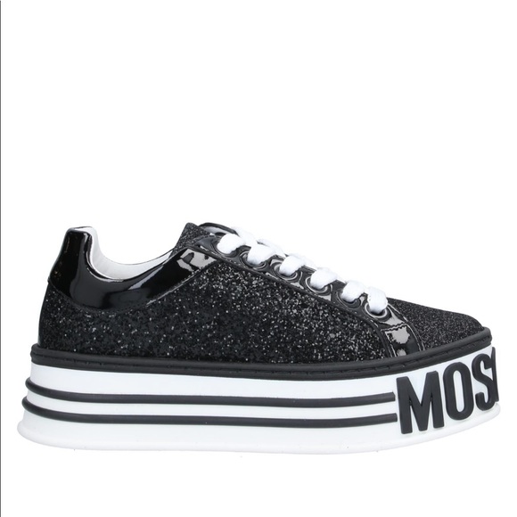 Moschino sneakers high US size 8 Brand New - Picture 2 of 4